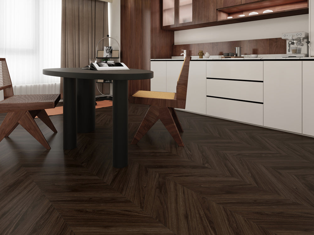 Fitzrovia Chevron Click SPC Escena Light Walnut