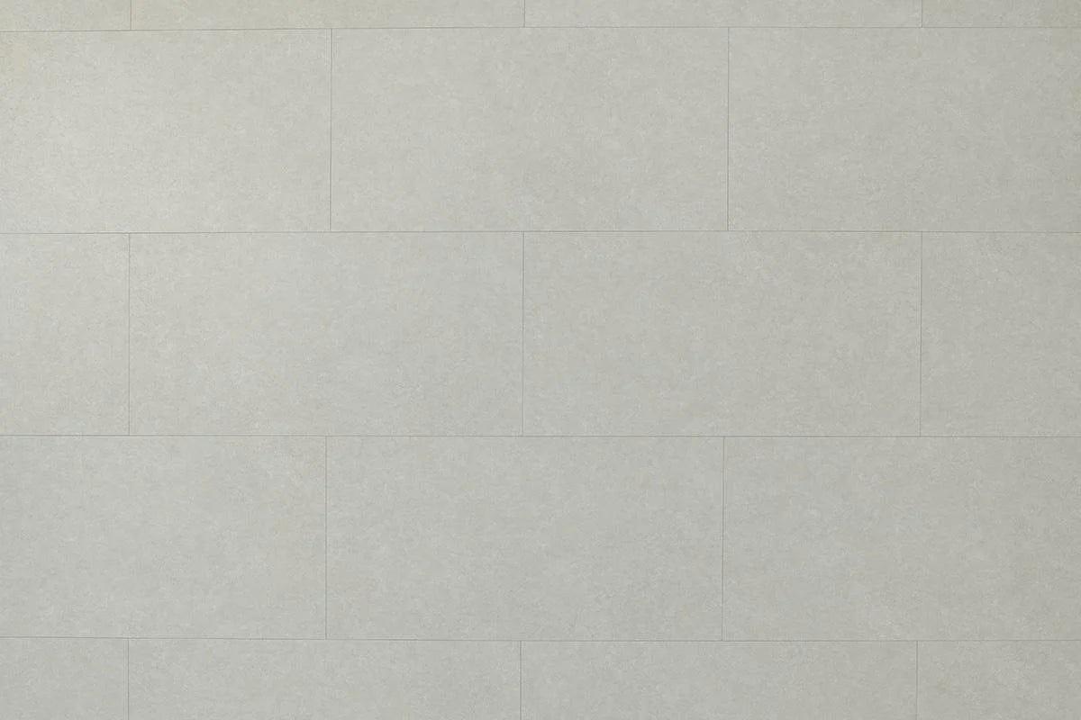 Spectra Luxury Rigid Core Click Vinyl Oyster White Tile Built-in Underlay