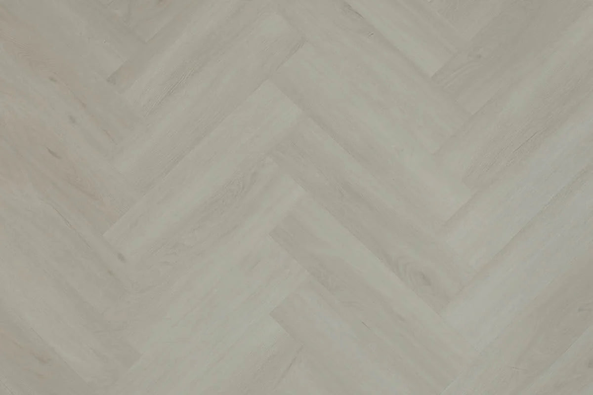 Spectra Luxury Rigid Core Click Vinyl Pearl Oak Herringbone Built-in Underlay
