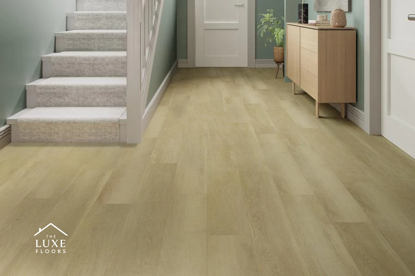 Spectra Luxury Rigid Core Click Vinyl Flooring Soft Chalk Oak Plank
