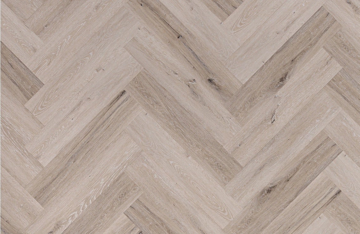 Classic Opal Herringbone Click Vinyl