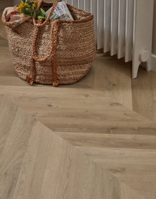 Asenso Signature Chevron Oyster Oak