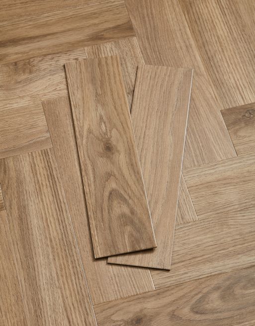 Asenso Elegance Herringbone Butterscotch Oak