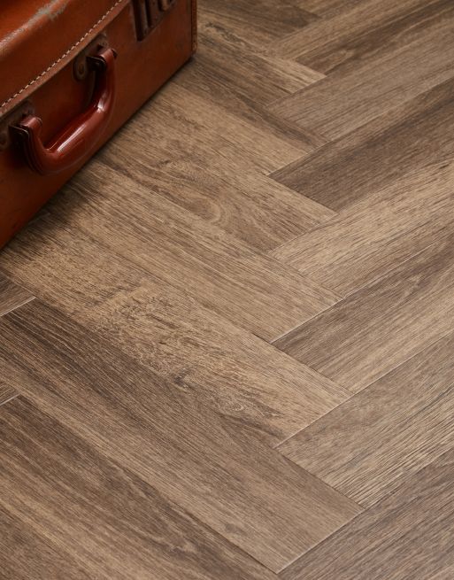 Asenso Elegance Herringbone Lodge Oak