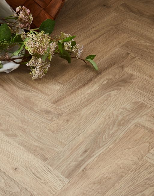 Asenso Elegance Herringbone Crafted Oak