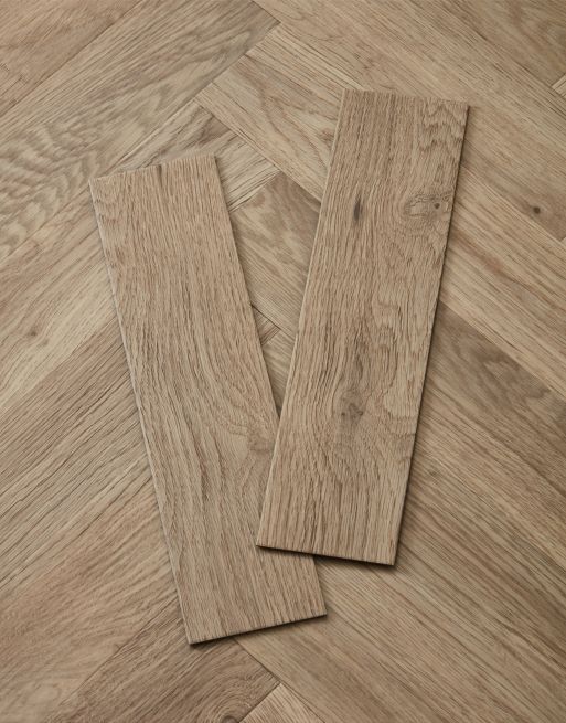 Asenso Elegance Herringbone Crafted Oak