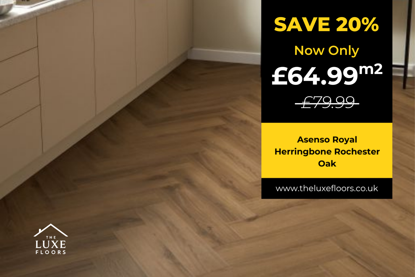 Asenso Royal Herringbone Rochester Oak