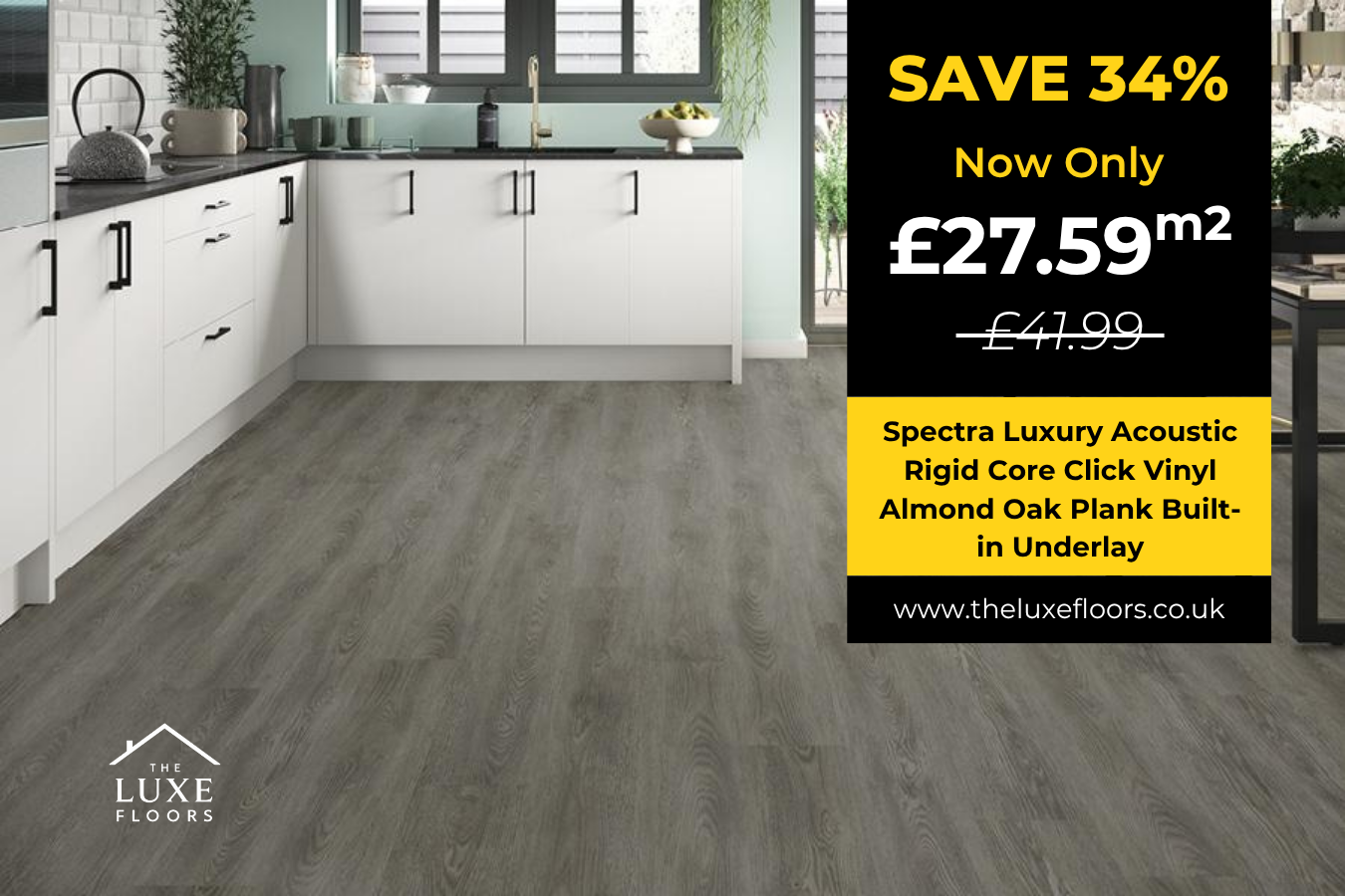 Spectra Luxury Rigid Core Click Vinyl Flooring Camphor Oak Plank