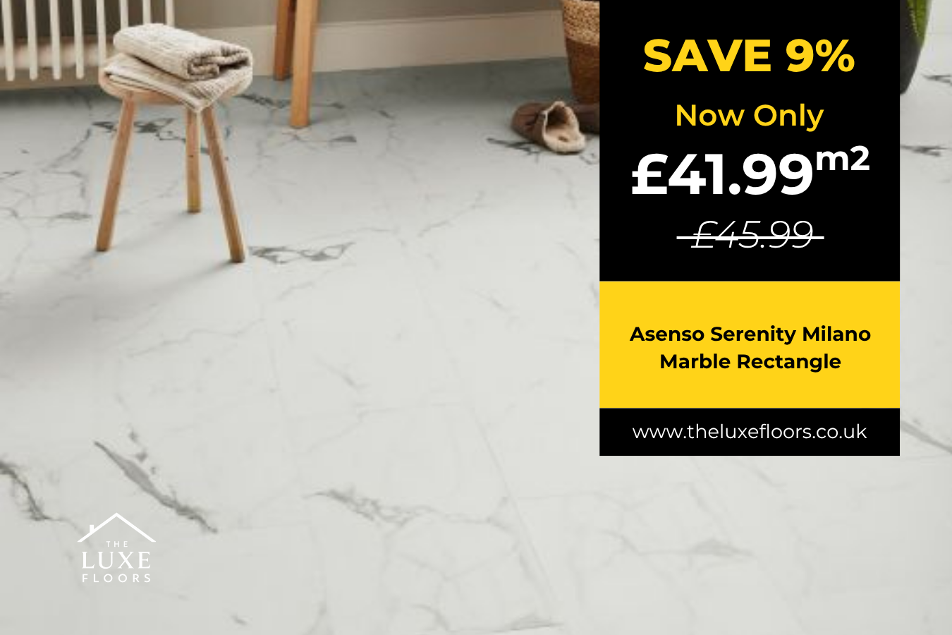 Asenso Serenity Milano Marble Rectangle