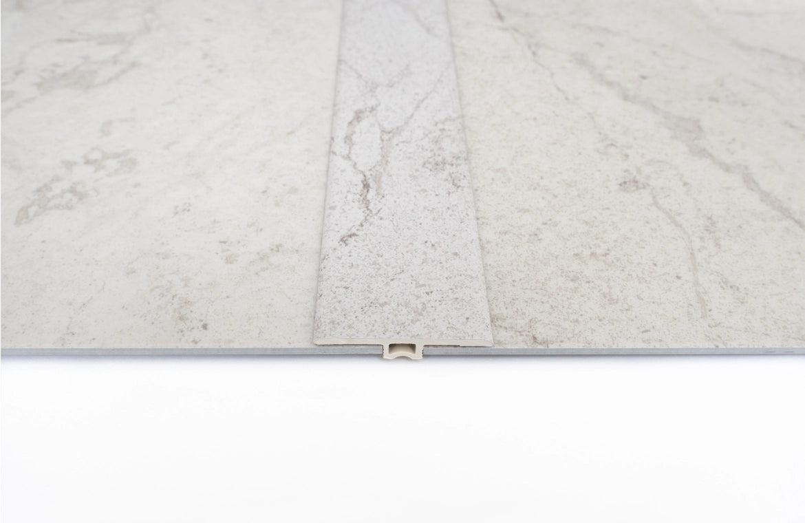 Weathered Natural Stone Grey SPC Vinyl T Profile