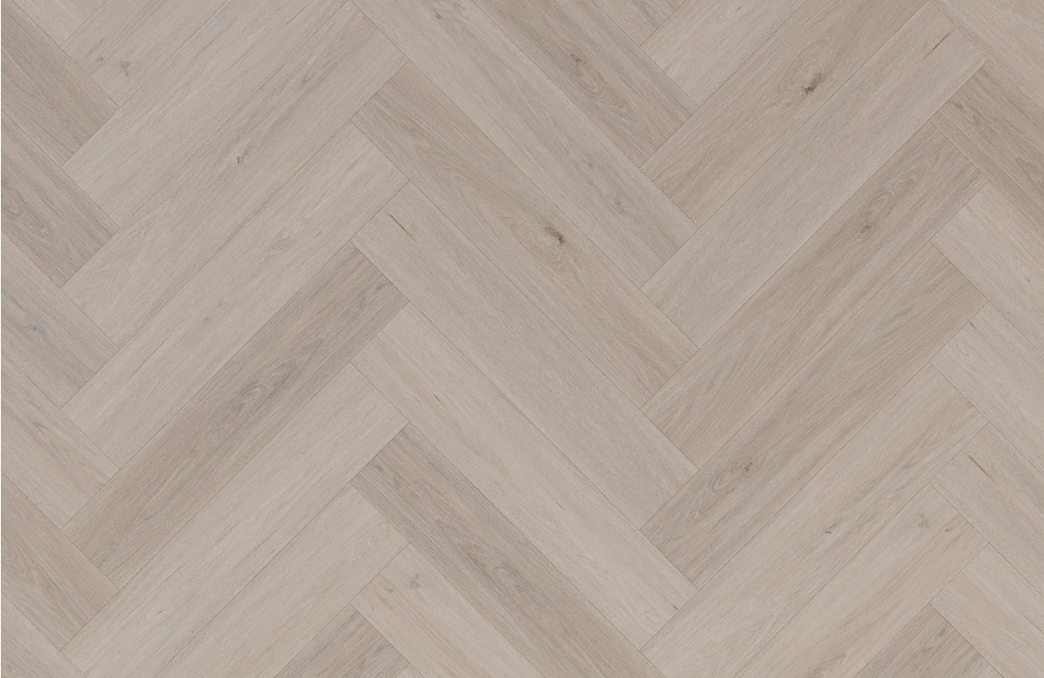 Classic Greige Herringbone Click Vinyl