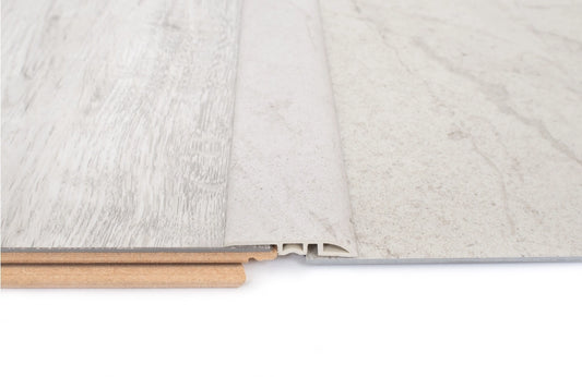 Weathered Natural Stone Grey SPC Vinyl Ramp Profile