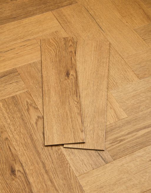 Asenso Signature Herringbone Natural Honey Oak