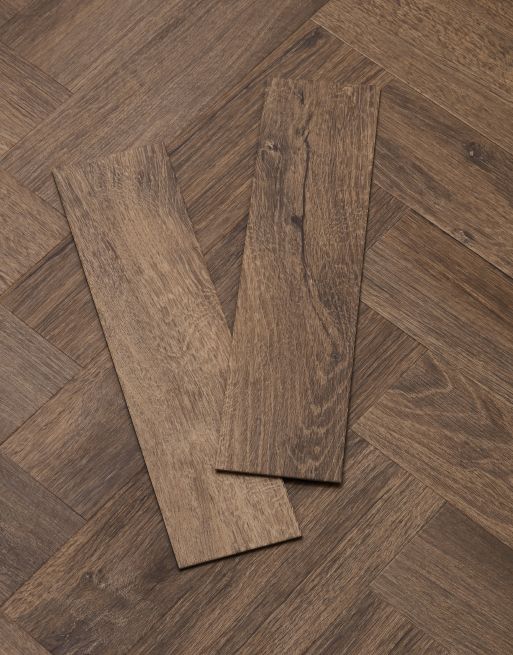 Asenso Elegance Herringbone Lodge Oak