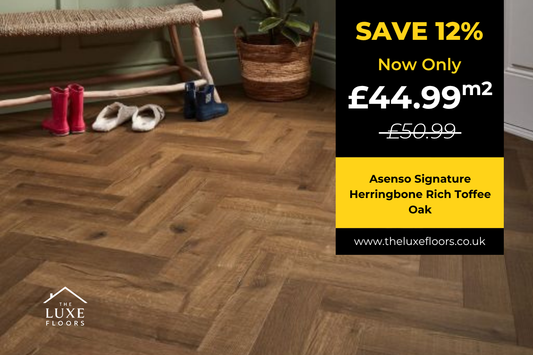 Asenso Signature Herringbone Rich Toffee Oak