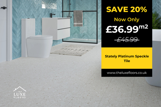 Stately Platinum Speckle Tile