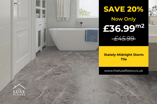 Stately Midnight Storm Tile
