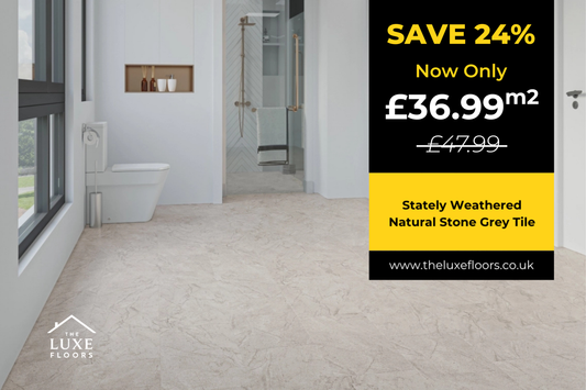 Stately Weathered Natural Stone Grey Tile