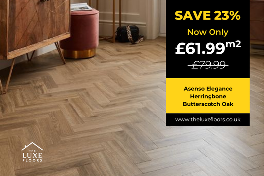 Asenso Elegance Herringbone Butterscotch Oak