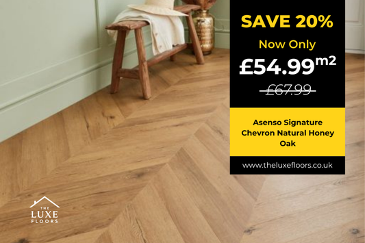 Asenso Signature Chevron Natural Honey Oak