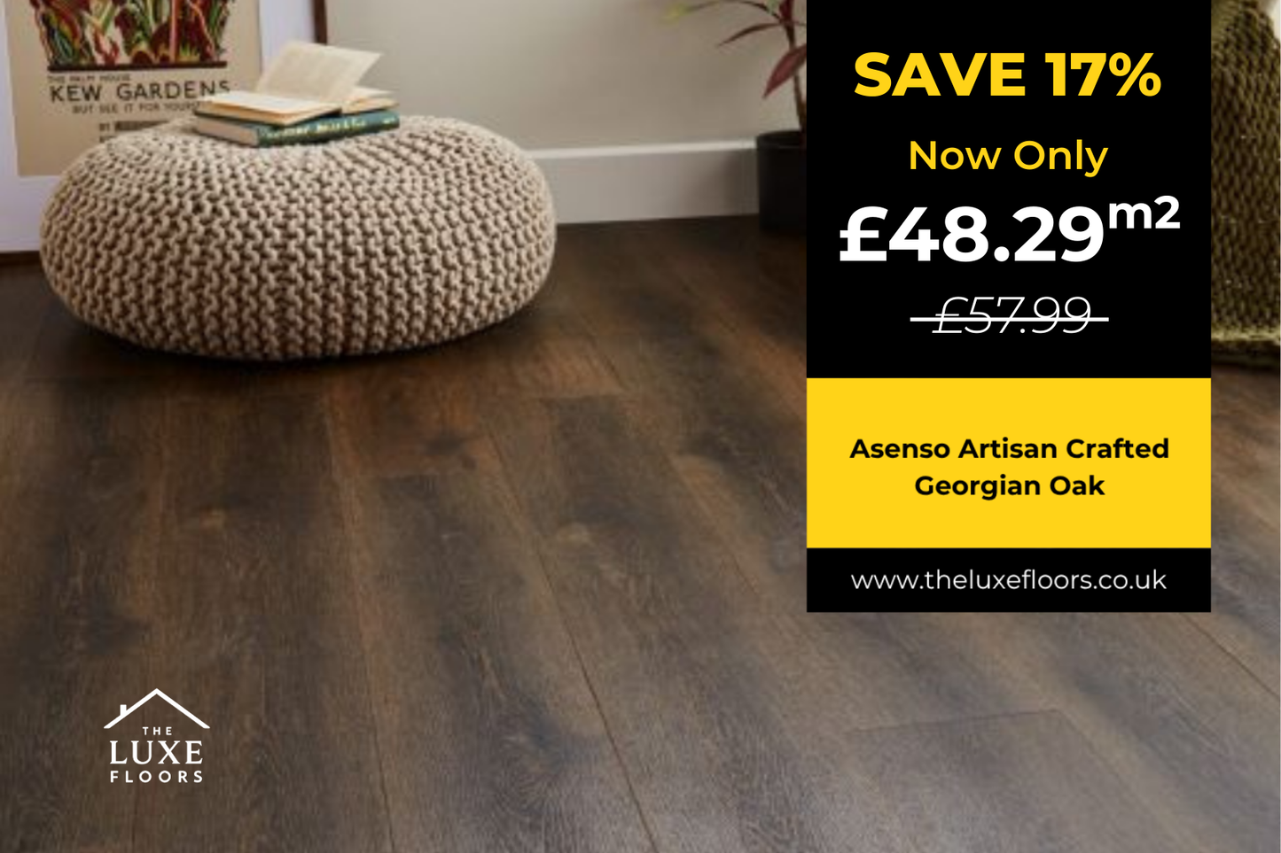 Asenso Artisan Crafted Georgian Oak