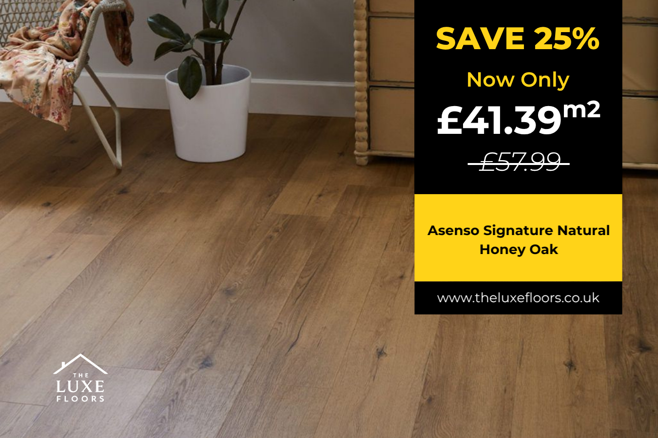Asenso Signature Natural Honey Oak – Theluxefloors