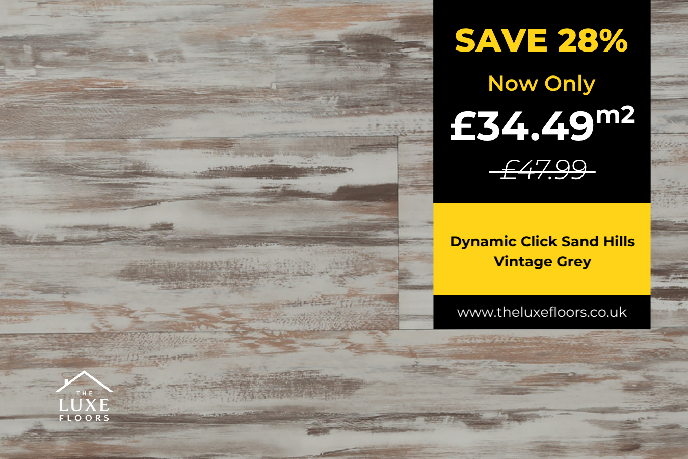 Dynamic Click Sand Hills Vintage Grey