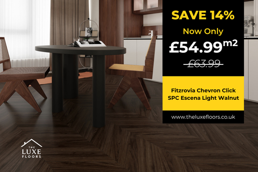 Fitzrovia Chevron Click SPC Escena Light Walnut