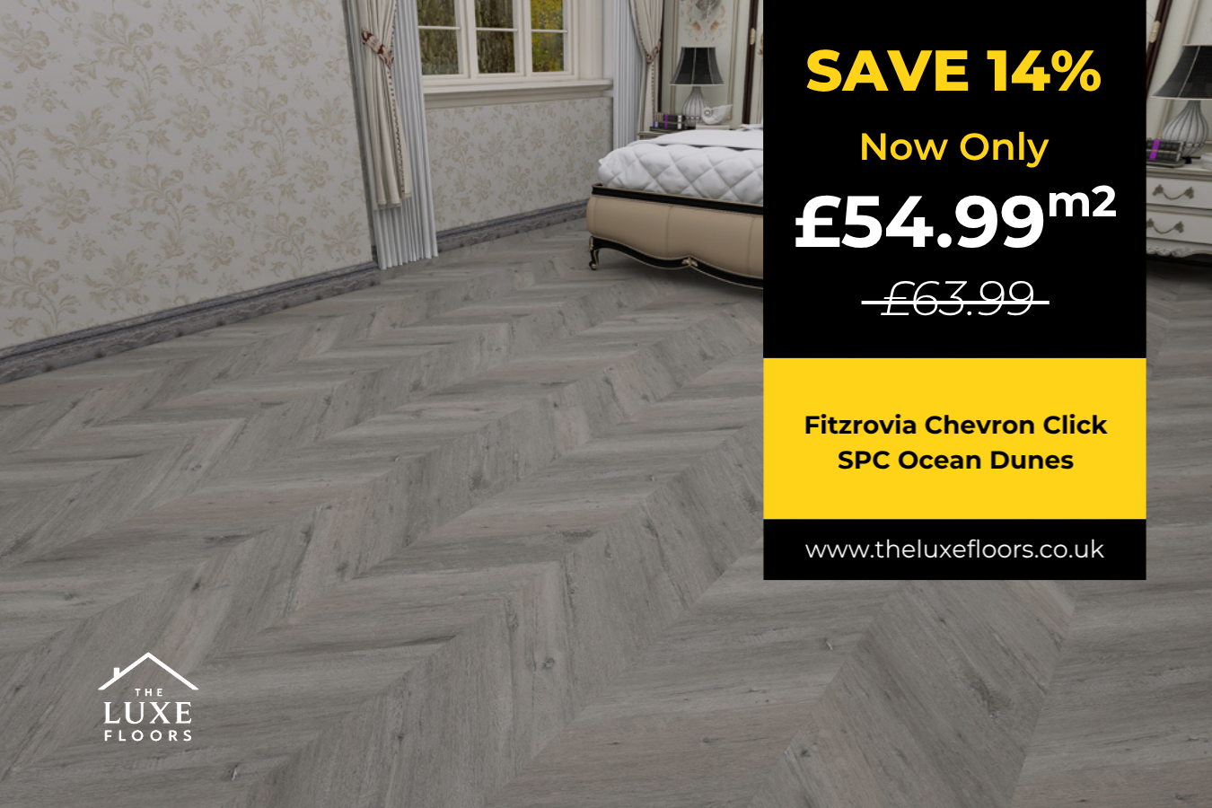 Fitzrovia Chevron Click SPC Ocean Dunes
