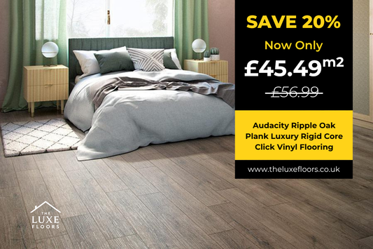 Audacity Ripple Oak Plank Luxury Rigid Core Click Vinyl Flooring