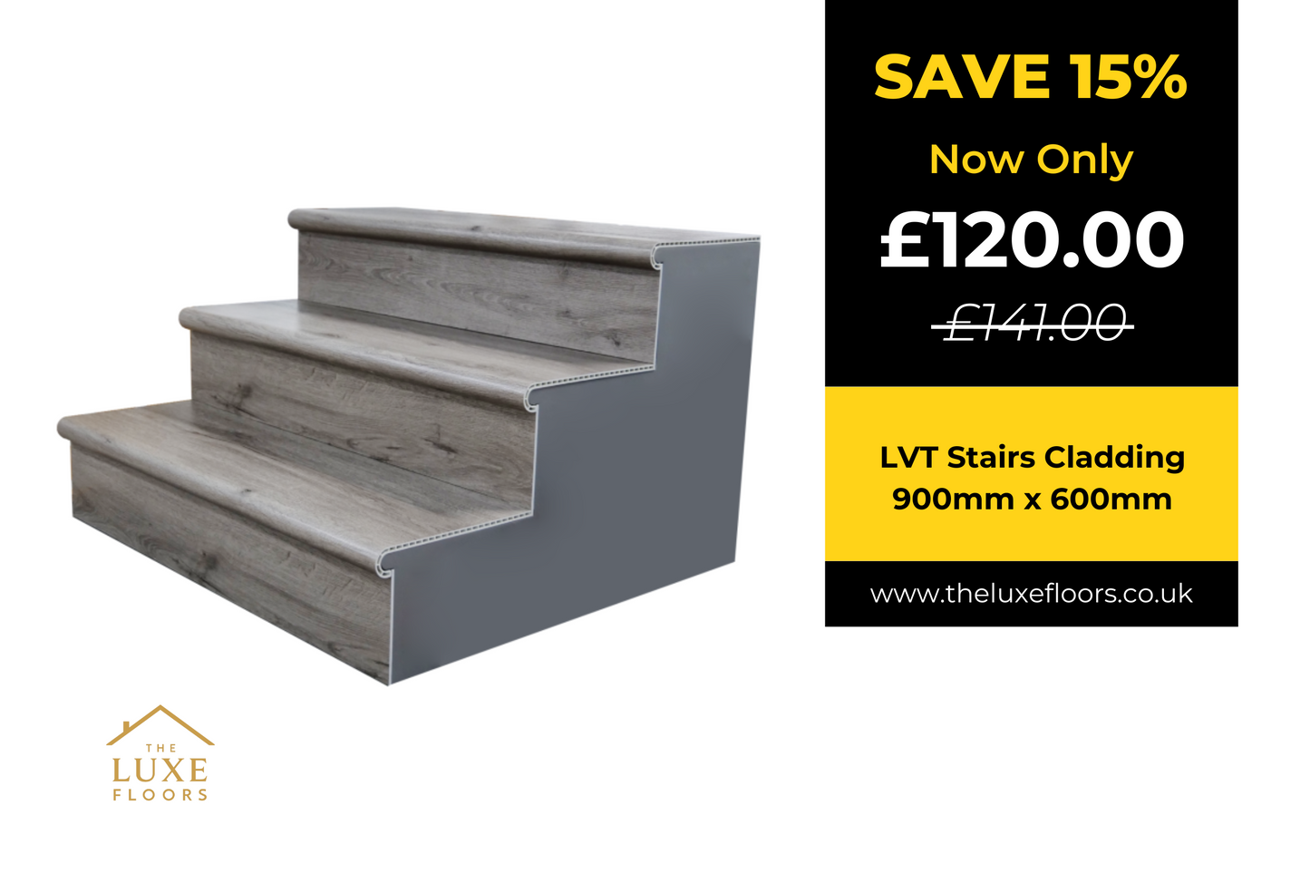 LVT Stairs Cladding (900mm x 600mm)
