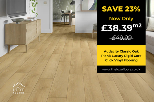 Audacity Classic Oak Plank Luxury Rigid Core Click Vinyl Flooring
